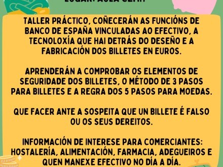 Billetes e moedas