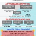 Actividades deportivas y gimnasio