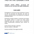 NOTA INFORMATIVA: Arreglos en avera de TDT