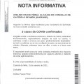 NOTA INFORMATIVA: Actualizacin datos COVID.