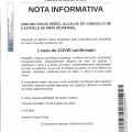 NOTA INFORMATIVA: Actualizacin datos COVID.