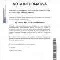 NOTA INFORMATIVA: 17 CASOS DE COVID CONFIRMADOS